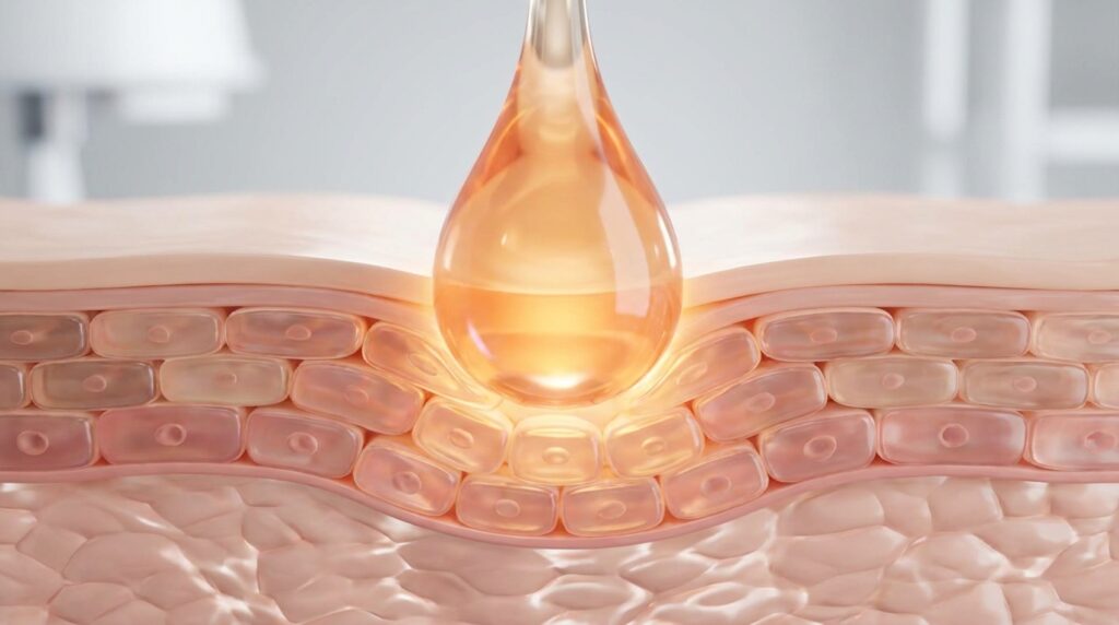 active cosmetic ingredients deep penetrating