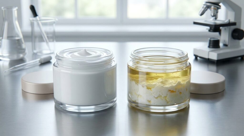 cosmetic cream smooth white